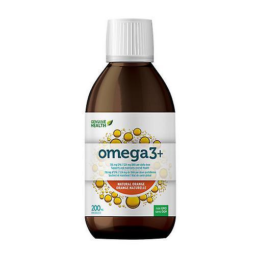 Genuine Health Omega3+ Orange Liquid ,200 Ml on Productcaster.