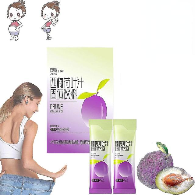 Mamusk Prune Lotus Leaf Juice, Prune Juice Organic, Prune Lotus Leaf Juice For Big Belly And Fat People, Promote Body Metabolism 1 Box on Productcaster.