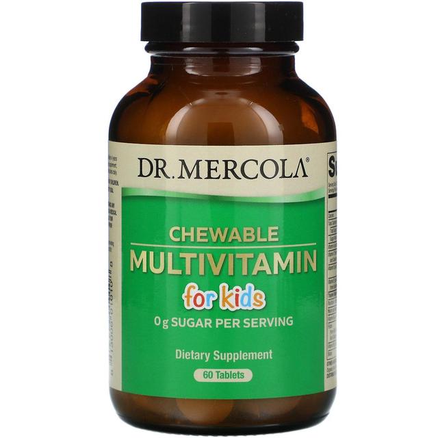 Dr. Mercola, Multivitaminico masticabile per bambini, 60 compresse on Productcaster.