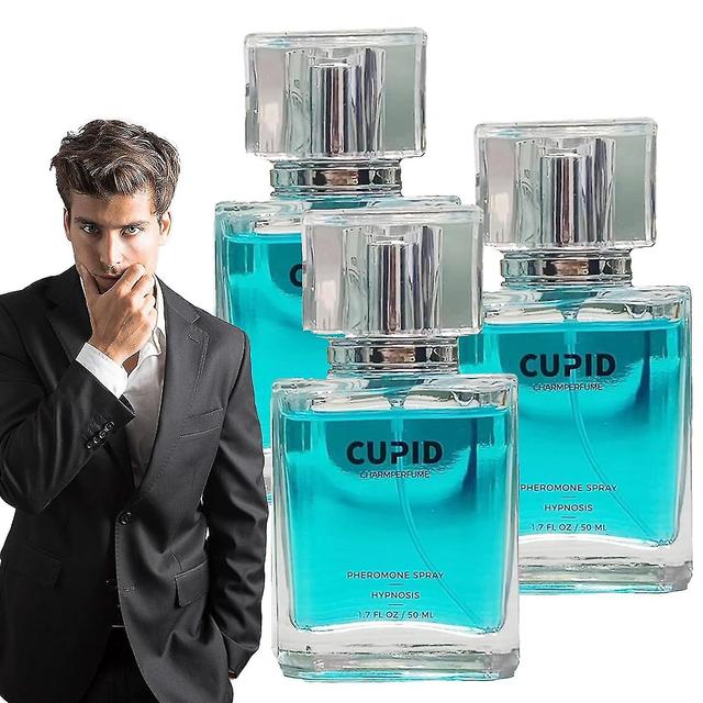 Cupid Charm Toilette for Men (z feromonami) - Cupid Hypnosis Cologne Fragrances dla mężczyzn, Woda kolońska dla mężczyzn 3szt on Productcaster.