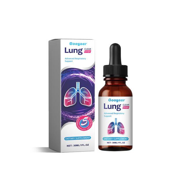 Mamusk Lung Clear Drops, Natural Respiratory Blend with Mullein, Cordyceps, and Ginger -Deep Breathing, Eases Mucus, and Supports Asthma 2Pcs on Productcaster.