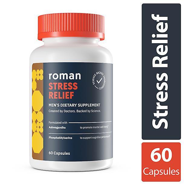 Roman stress relief supplement for men with ashwaganda, 60 capsules on Productcaster.