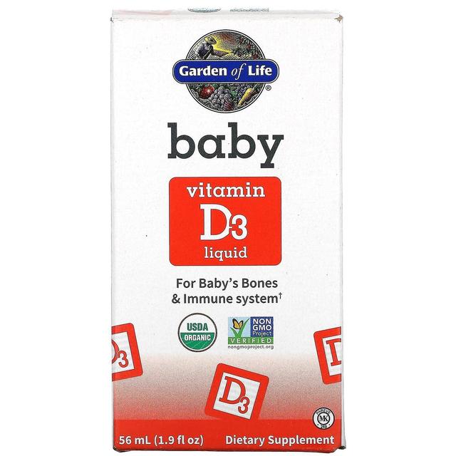 Garden of Life, Baby Vitamin D3 Liquid, 1.9 fl oz ( 56 ml) on Productcaster.