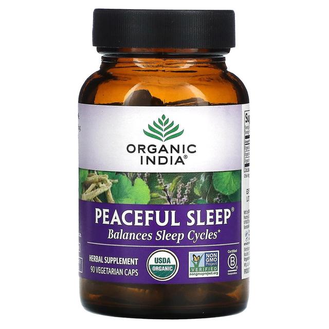 Organic India, Peaceful Sleep, 90 Vegetarian Caps on Productcaster.