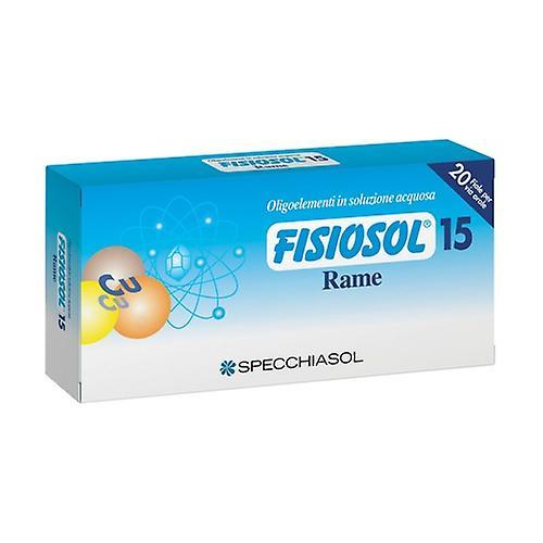 Specchiasol Fisiosol 15 Rame 20 ampoules on Productcaster.