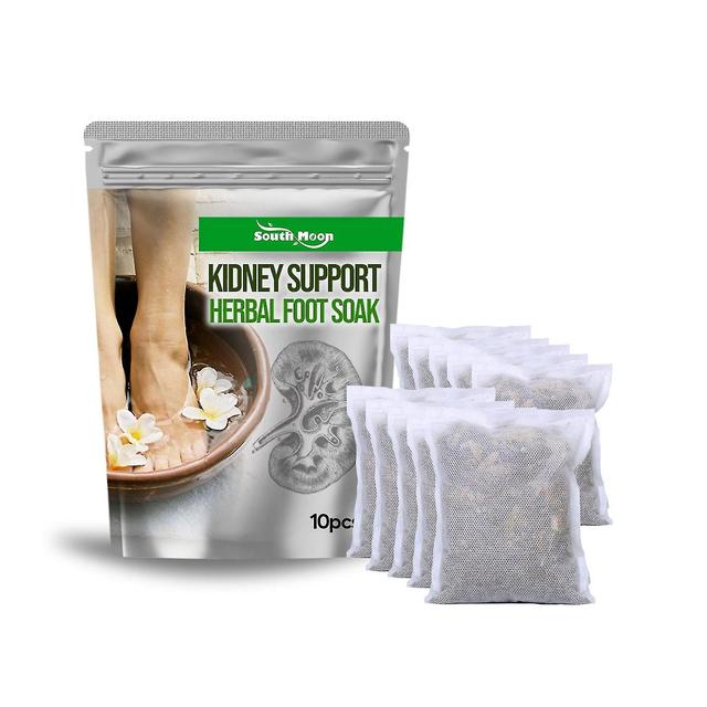 Exia 10pcs South Moon Warming Kidney Foot Bath Pack om kou en vocht te verdrijven om te helpen slapen voetbad Pack on Productcaster.