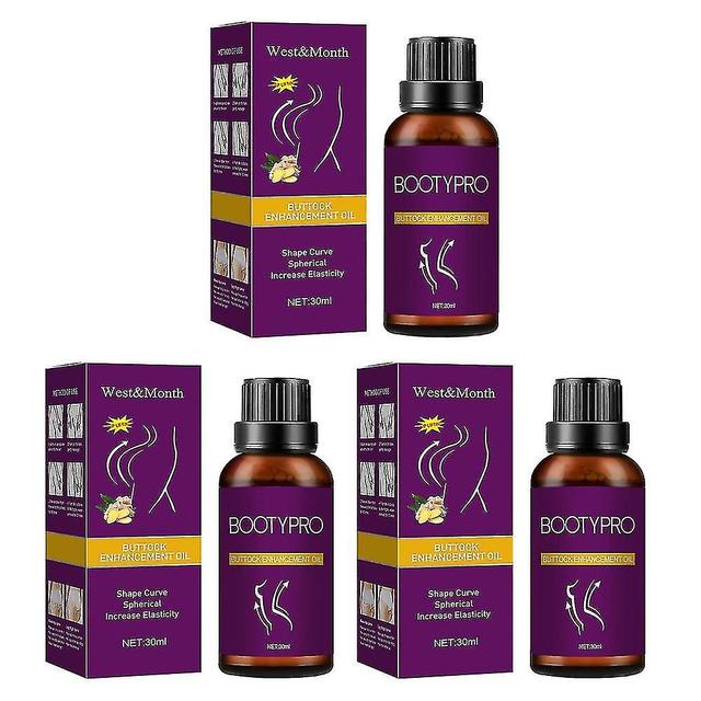 Boris Big Hip Lifting Massage Oil, Plump Up Booty Enhancement Oil For Women 30ml 3pcs on Productcaster.