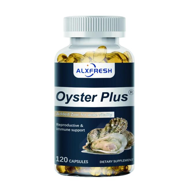 60/120 Capsules Oyster Zinctaurine Marine Nutrients Dietary Supplement For Enhanced Function Motility 1X Bottle 60pcs on Productcaster.