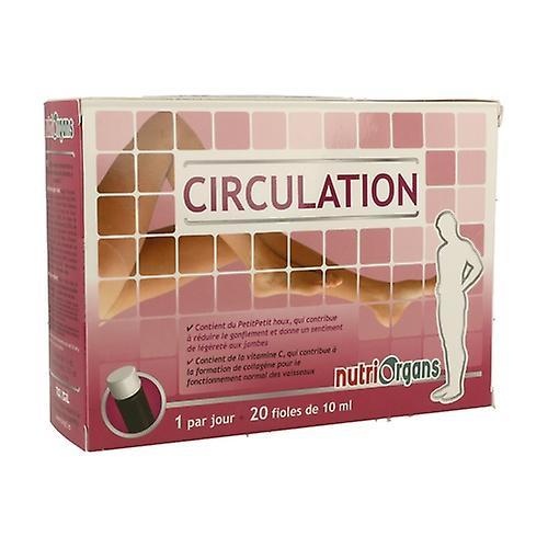 NutriOrgans Circulation 20 vials of 10ml on Productcaster.