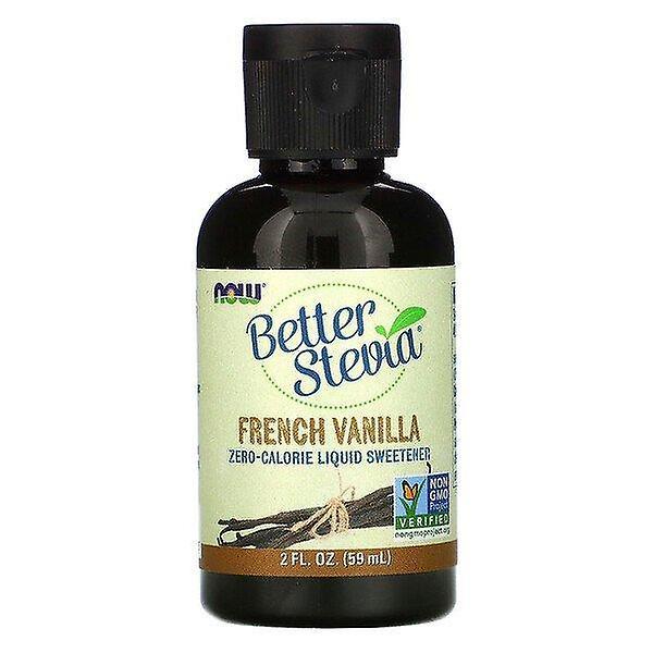 Now Foods, Stevia migliore, Dolcificante liquido a zero calorie, Vaniglia francese, 2 fl oz (59 ml) on Productcaster.