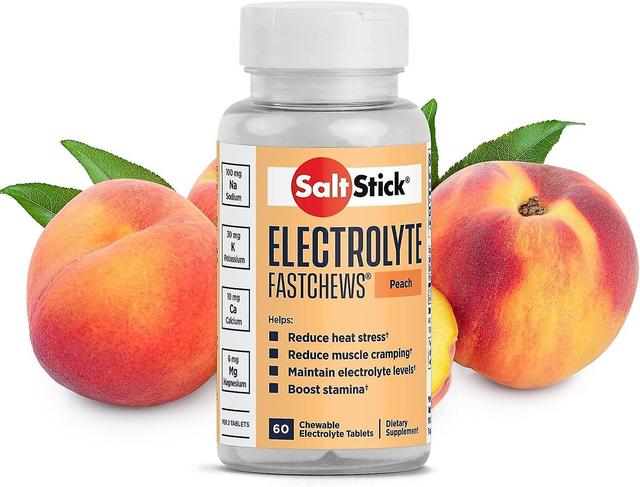 SaltStick Electrolyte FastChews - 60 Tablets - Peach on Productcaster.