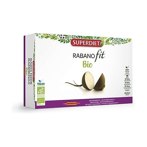 Super Diet Rabanofit (Black Radish) Bio 20 ampoules of 15ml on Productcaster.