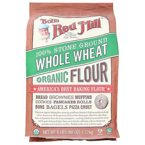 Bob'S Red Mill Bobs Red Mill Flour Whl Wht Org, Karton mit 4 x 5 lb (Packung mit 1 Stück) on Productcaster.