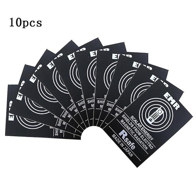 Timktv 10pcs Emr Scalar Energy Phone Sticker Anti Straling Emp Emf Shield Paster A1 on Productcaster.