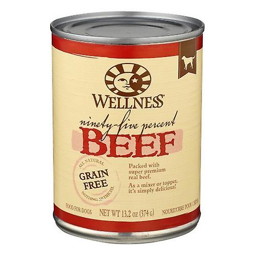 Wellness 95% Beef Canned Dog Food, 13.2 Oz (Pack of 1) on Productcaster.