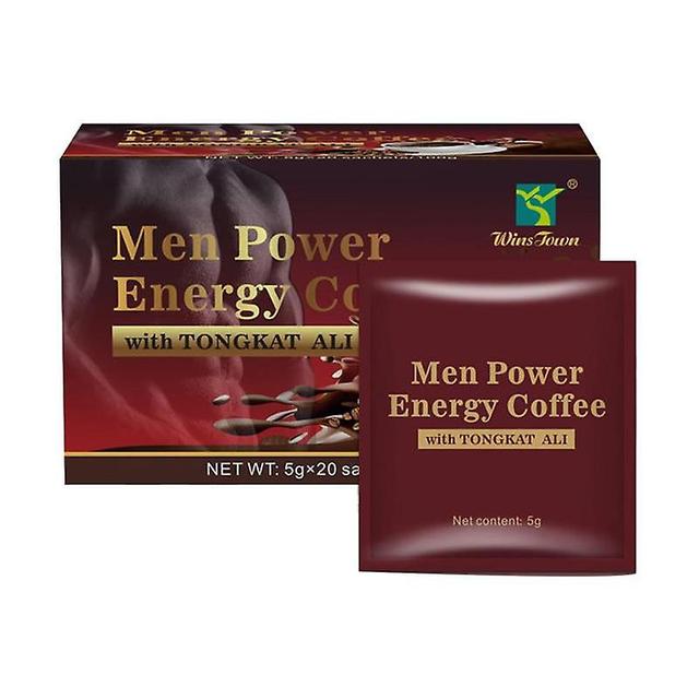 20Pcs Ginseng Coffee Maca Coffee X Power for Men Enhance Libido Sexual on Productcaster.