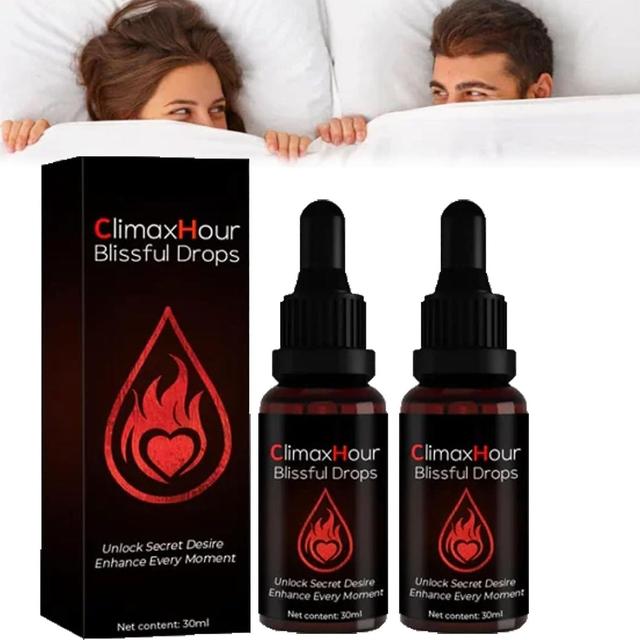 HOH Climaxhour Blissful Drops, Secret Drops For Strong Men, Secret Happy Drops, Enhanced Secret Drops, Ketone Supplement Drops Enhancing Pleasure 2pcs on Productcaster.