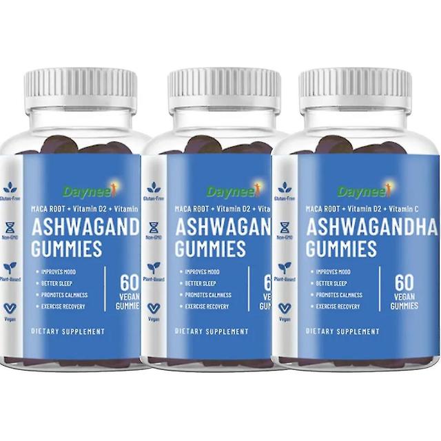 Stressavlastning Ångest Sömngummitillskott Lindrar Stress Och Ångest Förbättrar humöravslappning Gummies Vitamin 2 on Productcaster.