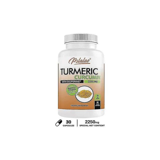 Premium Curcumin - 2250 Mg/day - Natural Vegan - 95% Curcumin With Black Pepper Extract Powerful Turmeric Supplement 30 Capsules on Productcaster.