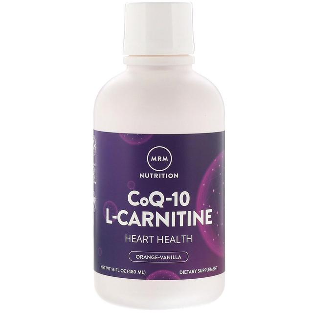 MRM, CoQ-10 L-Carnitina, Orange-Vanilla, 16 fl oz (480 ml) on Productcaster.