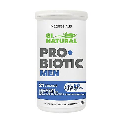 Nature's Plus GI Natural Probiotic Men 30 capsules on Productcaster.