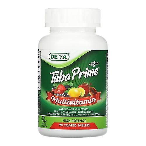 Deva Vegan Vitamins Tuba Prime Vegan Multivitamin, 90 Coated Tabs (Pack of 1) on Productcaster.