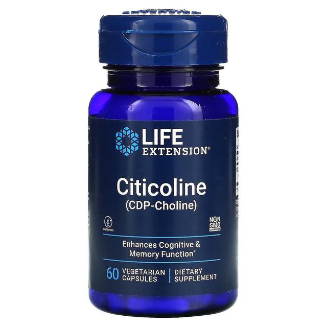 Life Extension, Citicoline (CDP-Choline), 60 Vegetarian Capsules on Productcaster.