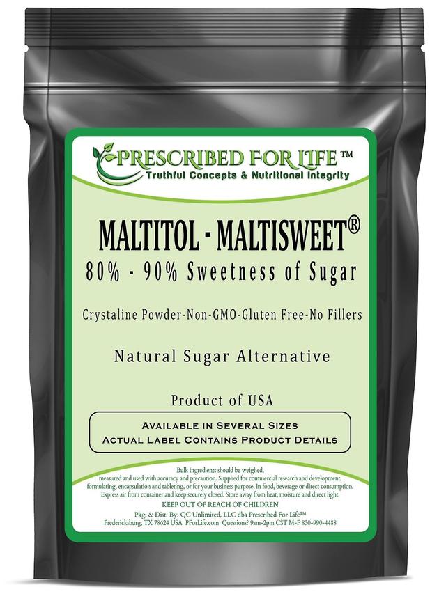 Prescribed For Life Maltitol Powder-adoçante alternativo natural de baixa caloria-80%-90% doçura de açúcar-produto dos EUA 2 kg (4.4 lb) on Productcaster.