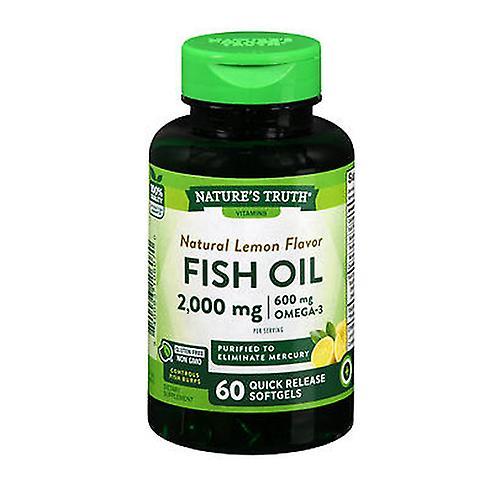 Nature's Truth Fish Oil,2000 Mg,60 Caps (Pack of 1) on Productcaster.