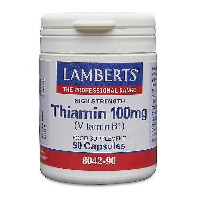 Lamberts Thiamin 100mg Capsules 90 (8042-90) on Productcaster.