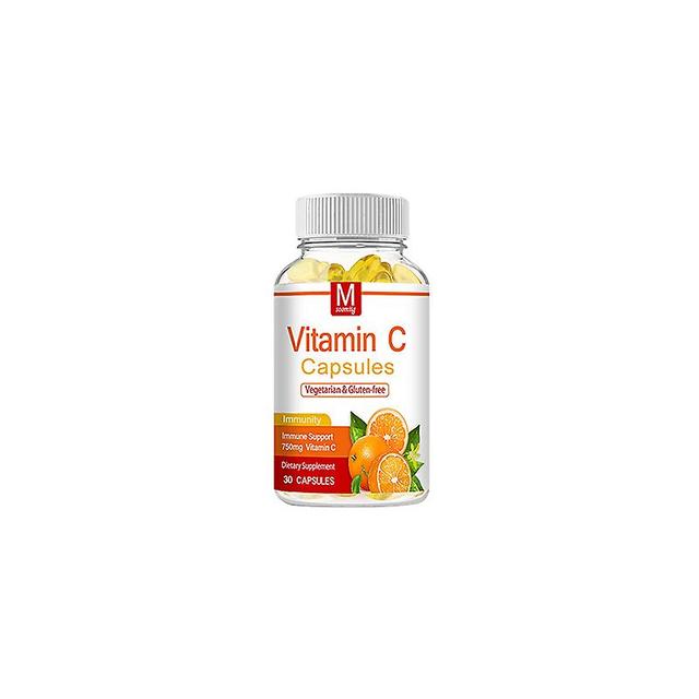 Visgaler Vitamin C, Improves Immunity, Effectively Resists Oxidation And Whitens Skin Free Shipping 30capsule-A bottle on Productcaster.