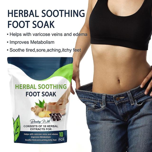 Herbal Detox&shaping Cleansing Foot Soak Beads,herbal Detox Cleansing Foot Soak Beads For Varicose Veins Foot 20pcs on Productcaster.