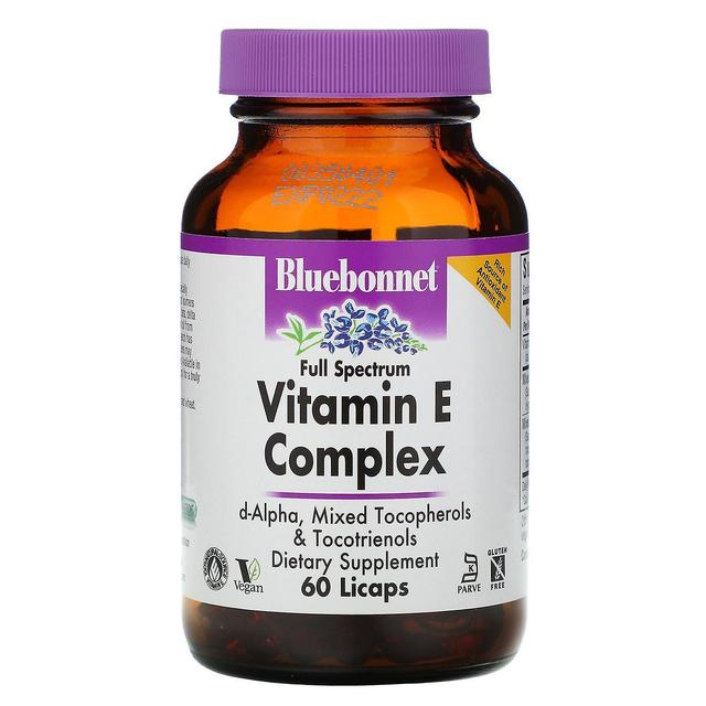 Bluebonnet Nutrition Nutrizione Bluebonnet, Complesso di vitamina E, 60 Licaps on Productcaster.