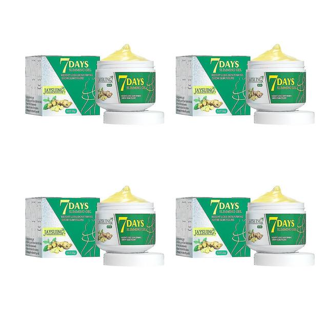 7 Day Belly Fat Burning Quick Cream, Organic Mustard Ointment Against Cellulite-4pcs on Productcaster.