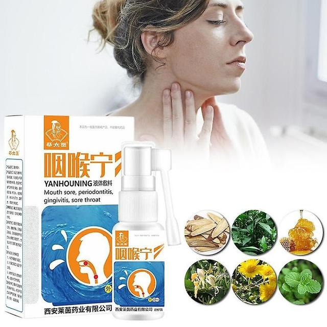 Throat Spray Effectively Relieve Sore Throat And Throat Inflammation Natural Plant Herbal Extract Mouth Clean Oral Spray 20ml on Productcaster.