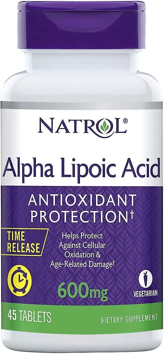 Natrol Alpha Lipoic Acid 600mg 45 Time Release Tablets on Productcaster.