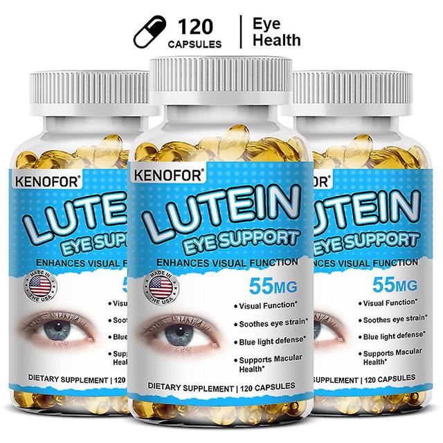 Vorallme Lutein 55 mg mit Zeaxanthin - Nahrungsergänzungsmittel für die Augengesundheit unterstützt Müdigkeit, trockene Augen und die Gesundheit de... on Productcaster.