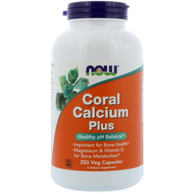 Now Foods, Coral Calcium Plus, 250 kapsułek wegetariańskich on Productcaster.