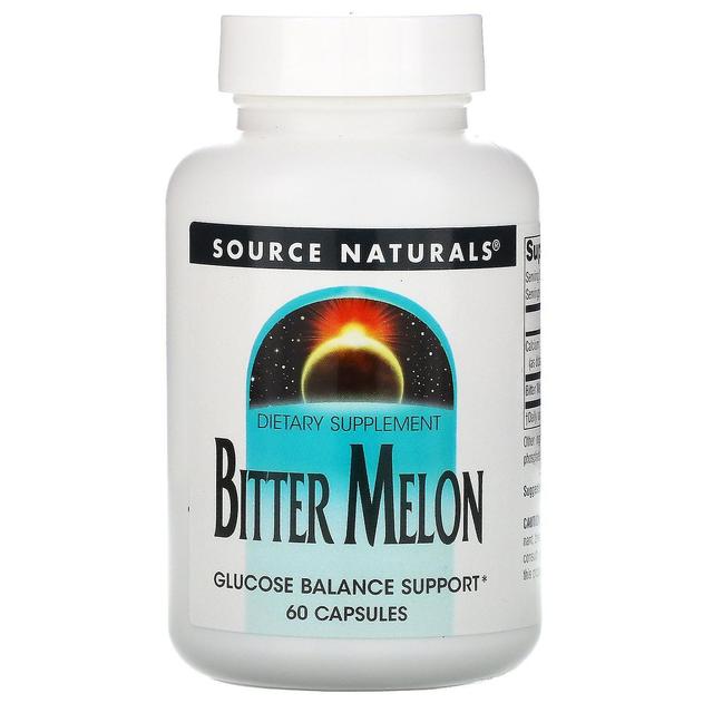 Source Naturals Källa Naturals, Bitter Melon, 60 kapslar on Productcaster.