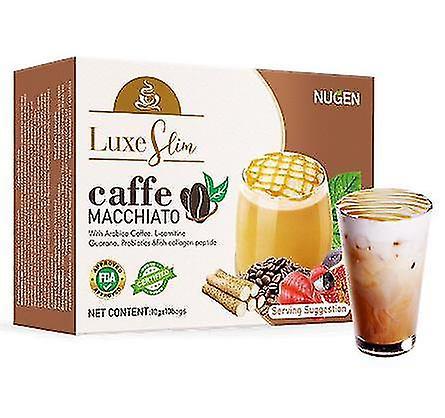 Ywfkmy Luxe Slim Caffee MACCHIATO With Collagen & L-Glutathione, 10 Sachets on Productcaster.