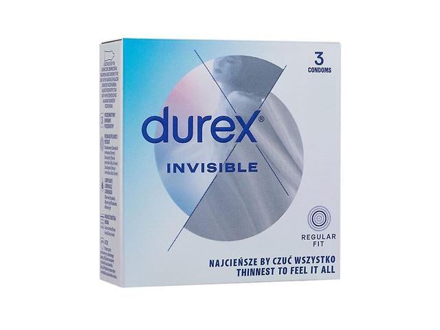 Durex - Invisible - For Men, 3 pc on Productcaster.