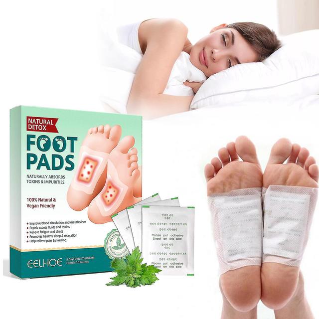 Eelhoe Cleansing Foot Patch helpt slapen, ontspant lichaam en geest, verdrijft kou, vocht, gifstoffen, reinigt de huid, voedt het lichaam, verlicht... on Productcaster.