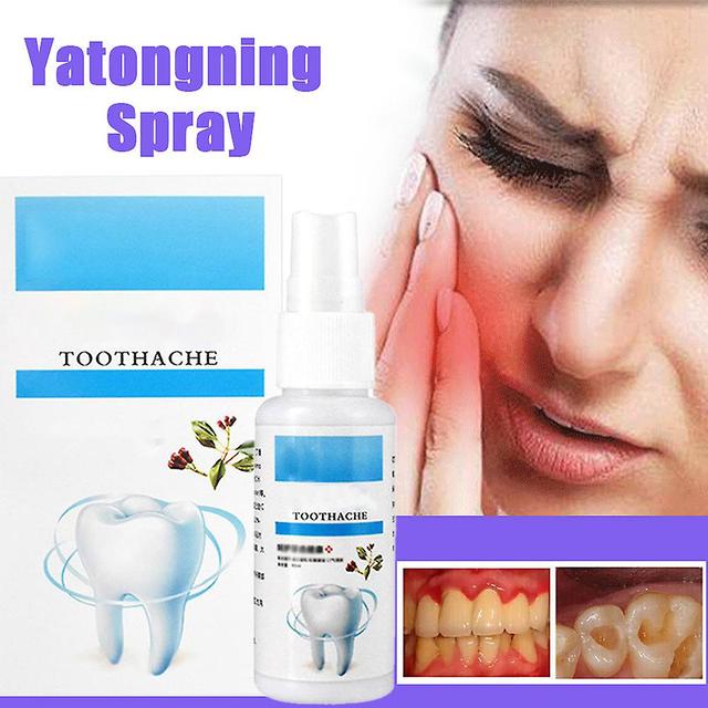 Mylight 1/2pcs Toothache Treatment Herbal Spray Periodontitis Tooth Decay Pains Relief Soothing Spray Oral Care 30ml on Productcaster.