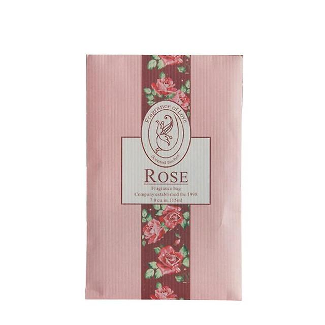 Odeur Encens Sachet Air Fresh Scent Bag Fleur Parfum Garde-robe Fournitures Lavande Déshumidification Prévenir la moisissure Home Sachets Rose on Productcaster.