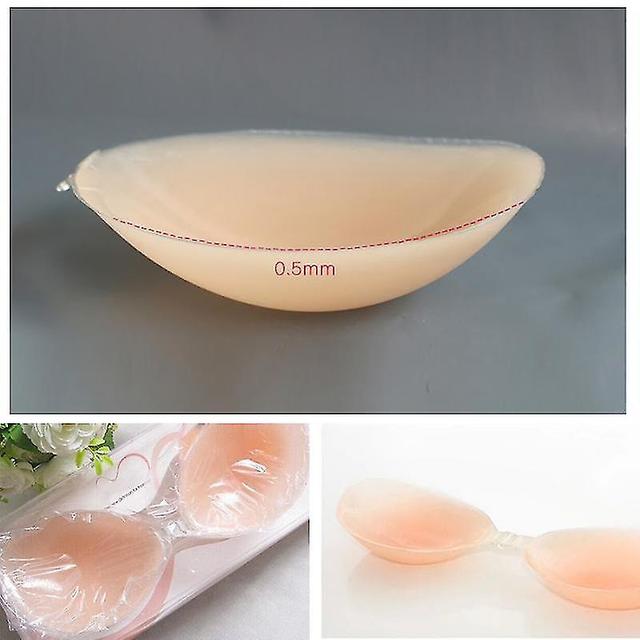 Sjioh Silicone Invisible Bra Sticky Self-adhesive Stick On Push Up Strapless Backless color04 on Productcaster.