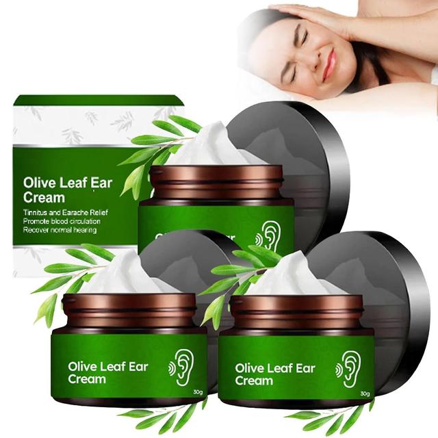 unbrand Olive Leaf ørecreme, Tinnitus Relief For ringende ører, Natural Herbal Tinnitus Behandling Cream, effektivt lindre ørepine & forbedre hørel... on Productcaster.