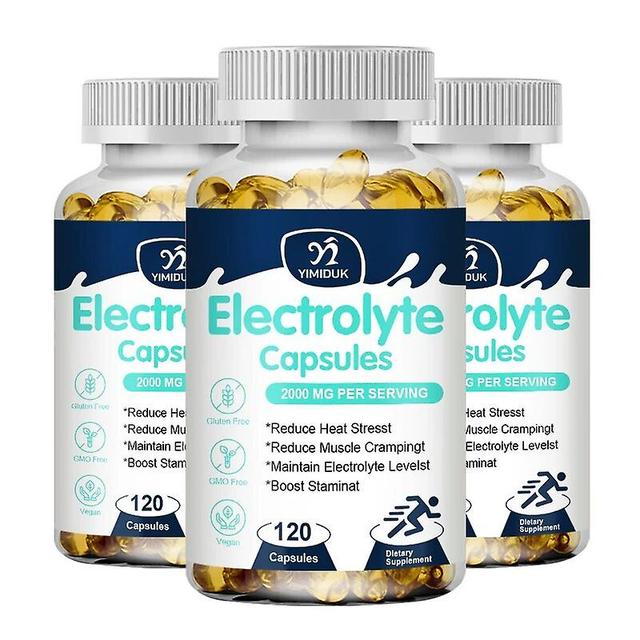 Eccpp Complex Vitamins & Minerals Sports Support Capsules Electrolyte Sport Drink Endurance Enhancement For Gym 3 Bottles 120 pcs on Productcaster.