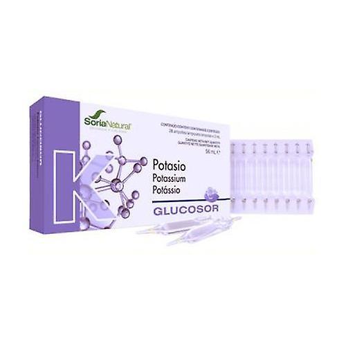 Soria Natural Glucosor Potassium 28 vials on Productcaster.