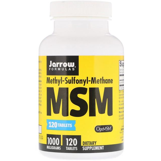 Jarrow Formulas, MSM, 1,000 mg, 120 Tablets on Productcaster.