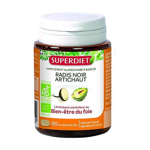 Super Diet Black radish - organic artichoke 80 tablets on Productcaster.